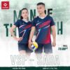 Áo Bóng Chuyền VSF - SABA Tím Than Hacorio