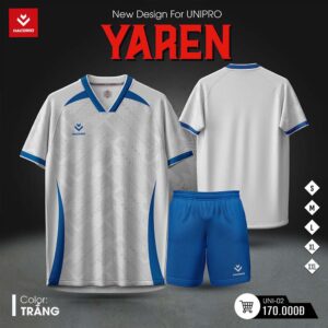 Áo Bóng Đá Hacorio YAREN Màu Trắng - Đẳng Cấp Thể Thao Hiện Đại
