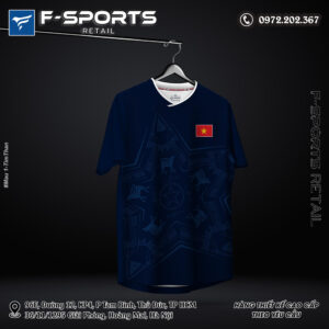 Áo Đấu F-Sports Tím Than – Tinh Thần Dân Tộc & Phong Cách Đẳng Cấp