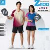 Áo Pickleball Zinex Z1100 - Đỏ Đô & Hồng Caro Thời Thượng