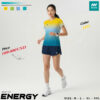 Áo Thể Thao ZICCO Nữ ENERGY RZIC-03 - Vàng Xanh Dương Ombre