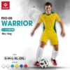 Áo Bóng Đá RIO-09 WARRIOR Màu Vàng - Năng Lượng Thi Đấu Bùng Nổ