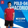 Áo Polo HACORIO Đỏ POLO-04 – Năng Động Và Lịch Lãm