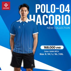 Áo Polo Thể Thao Xanh Bích HACORIO POLO-04