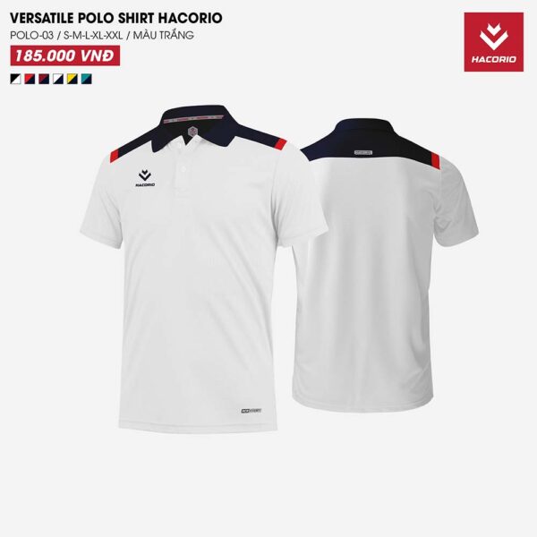 Polo Hacorio Trắng – Thanh lịch và Năng động