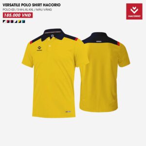 Áo Polo Hacorio Versatile Vàng Năng Động - POLO-HACORIO-02