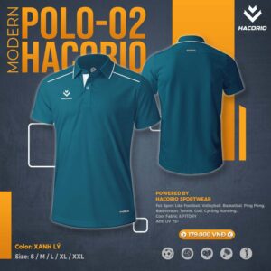 Áo thun thể thao POLO HACORIO 02 – Xanh lý