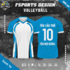Áo Bóng Chuyền Xanh Ya – FSports Design Volleyball