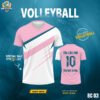 Áo bóng chuyền Jersey Design BC 03 – Hồng