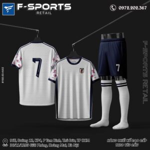 Áo Bóng Đá Thiết Kế - Màu Trắng Navy Pastel Năng Động