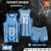Đồng phục bóng rổ FSports Design DBR-02 - Xanh MC tươi trẻ