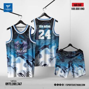 Áo Bóng Rổ Blue Phoenix – Xanh Dương Cá Tính