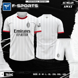 Áo Đấu AC Milan Sân Khách 2024 - Trắng Tinh Tế