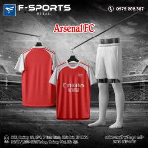Áo CLB Arsenal Sân Nhà 2025/26 Màu Đỏ Truyền Thống