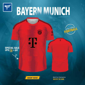 Áo đấu Bayern Munich Sân Nhà 2024 – Màu Đỏ Chính Hãng
