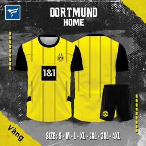 Áo CLB Dortmund Sân Nhà 2024 Màu Vàng