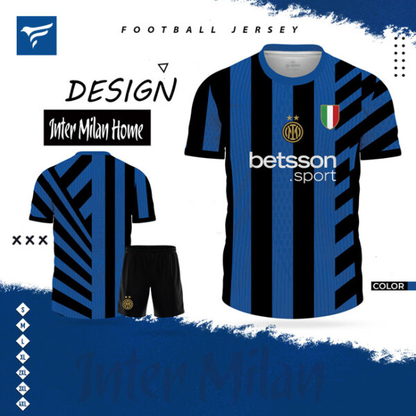 Áo Bóng Đá Inter Milan Sân Nhà 2024 – Xanh Đen Cá Tính