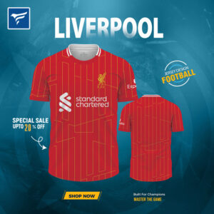 Áo đấu CLB Liverpool sân nhà 2024 màu đỏ