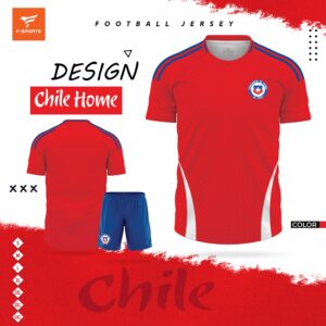 Áo Đội Tuyển Chile Sân Nhà – Màu Đỏ Nổi Bật