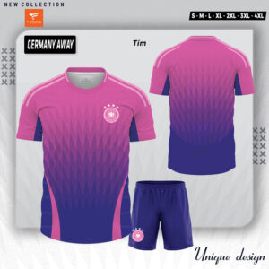 Germany Away – Áo thể thao màu tím hồng ombre | F-Sports New Collection