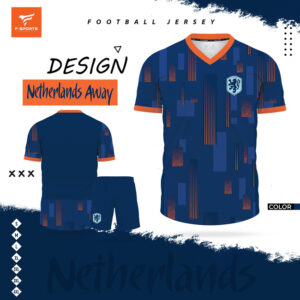 Áo bóng đá Netherlands Away - Xanh Navy Đậm