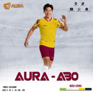 Bộ Quần Áo Thể Thao Aura A30 - Màu Vàng Năng Động