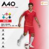 Áo Bóng Đá AURA A40 – Màu Đỏ Năng Động