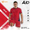 Áo Đấu Thể Thao Aura A50 Màu Đỏ