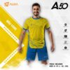 Bộ Quần Áo Thể Thao AURA A50 Màu Vàng Năng Động