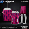 Áo Bóng Đá Hồng Đậm F-Sports Retail Thiết Kế Năng Động