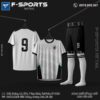 Áo Đồng Phục Thể Thao F-Sports Màu Trắng Thiết Kế Theo Yêu Cầu