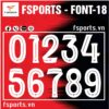 Font Số Thể Thao FSPORTS - Font - 18 Đẹp - Chất - Năng Động