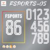 Bộ Font số in thể thao FSPORTS-05 - Hiện Đại - Đẳng Cấp