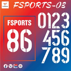 Fsports-03 – Font số thể thao Đẹp - Chất - Chuyên Nghiệp