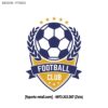 Logo Football Club - Xanh Navy và Vàng Kim (Design - FT0025)