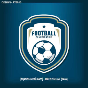 Logo Football Championship Xanh Dương – Biểu Tượng Thể Thao Chuyên Nghiệp
