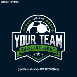 Logo Đội Bóng Mẫu FT0005 – Xanh Lá Năng Động