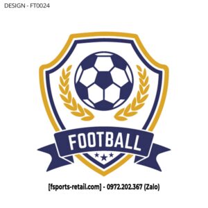 Logo Thể Thao FT0024 – Xanh Navy Và Vàng Đồng | Phong Cách Chuyên Nghiệp