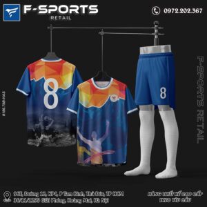Bộ Quần Áo Thể Thao Nam Xanh Dương Thiết Kế Năng Động