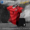 Áo Bóng Chuyền F-Sports Màu Đỏ Năng Động 2025