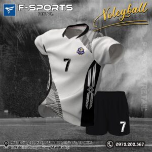 Áo Bóng Chuyền Độc Và Lạ – Trắng Đen Thể Thao, Cá Tính