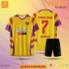 Đồng phục bóng đá vàng tím năng động - Tỏa sáng sân cỏ cùng FSports