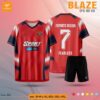 Áo Bóng Đá Đỏ Năng Động - F-Sports Độc Đáo, Cá Tính