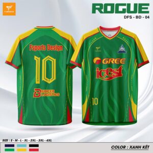 Áo Thể Thao Xanh Két ROGUE DFS-BD-04 – Đột Phá Phong Cách Thể Thao