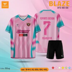 Áo Bóng Đá Màu Hồng Phấn Xanh Ngọc Độc Đáo – Nổi Bật, Thoải Mái Cho Mọi Đội Nhóm