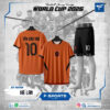 Áo đấu ĐT Hà Lan WC2026 Sân Nhà - Cam Đen Đẳng Cấp
