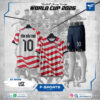 Áo Đấu Đội Tuyển Mỹ Sân Nhà World Cup 2026 - Đỏ Trắng Xanh