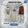 Áo Đấu ĐT Tây Ban Nha Sân Khách Trắng Đỏ WC2026 – Thanh lịch & Đậm Chất Đội Tuyển